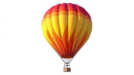 Colorful Hot Air Balloon Soars in the Sky