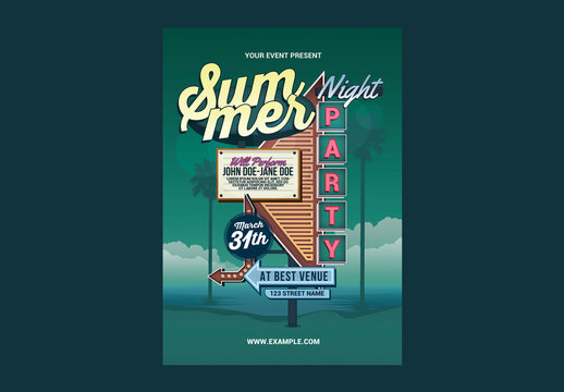 Summer Night Beach Party
