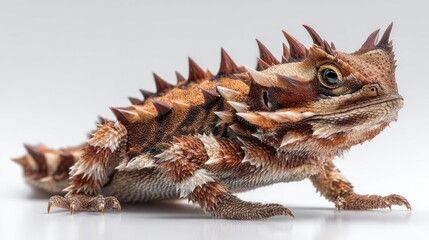 Obraz premium Close-up of a spiny lizard (1)