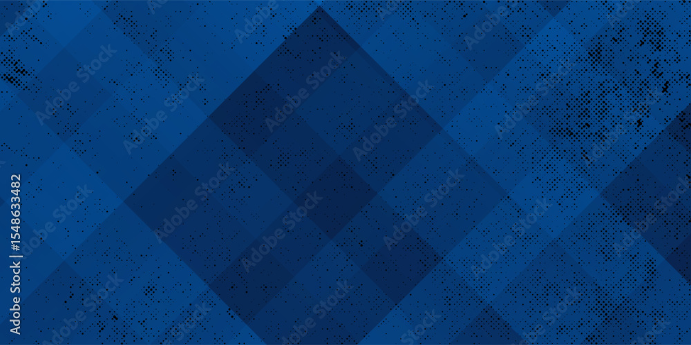 Poster black dark navy blue silver abstract pattern background. geometric shape. line triangle angle fold p