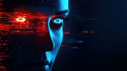 Cybernetic Woman: A Digital Portrait