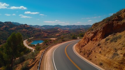 Scenic Mountain Road Trip
