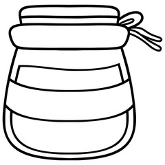 jar of honey icon line