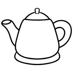 teapot kitchenware icon