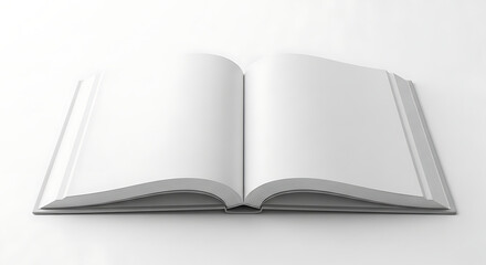 Fototapeta premium 3D Open Book Icon for Education