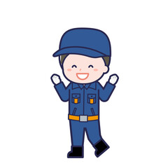 消防団員／ななめ／男性 07