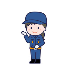 消防団員／ななめ／女性 18