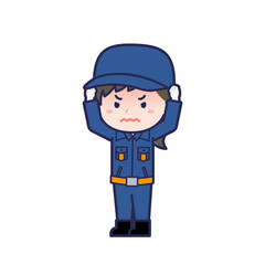 消防団員／ななめ／女性 27