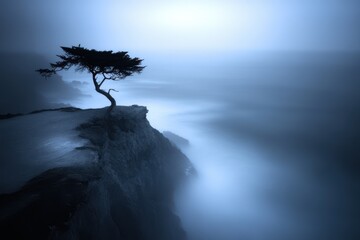 Coastal Cliffside at Dawn