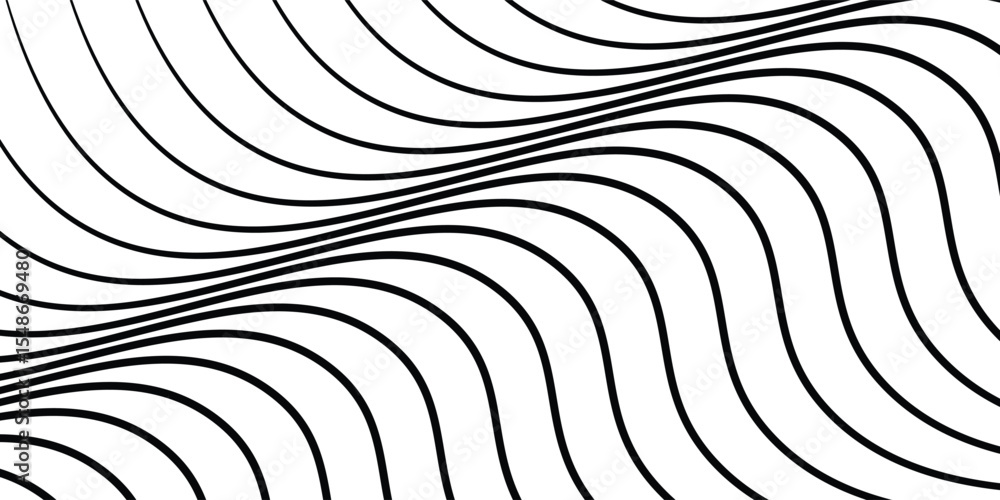 Poster seamless geometric patterns with abstract wave backgrounds for tech design featuring vector illustra