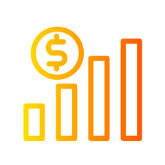 profit gradient icon