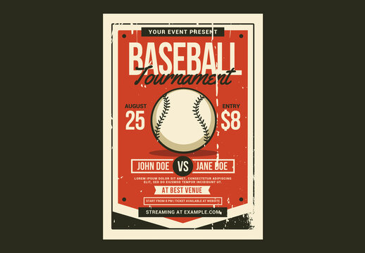 Baseball Tournament Flyer
