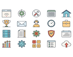 business and finance icons