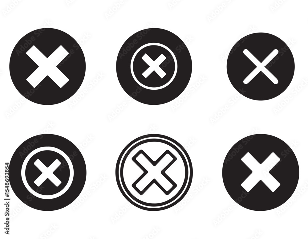 Poster buttons for web vector