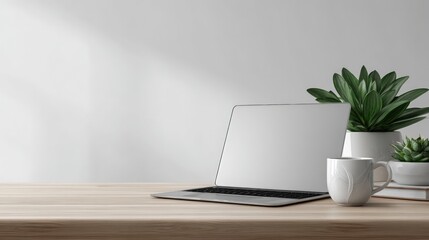 laptop in the office