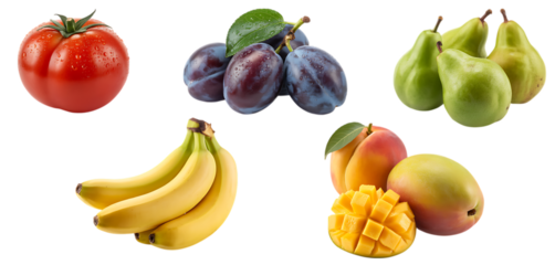 Fresh Colorful Fruits