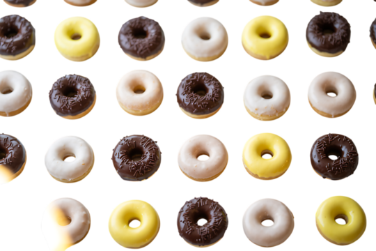 Assorted Donuts Pattern