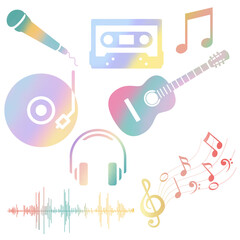 Icon about music. Vector illustration about music. 