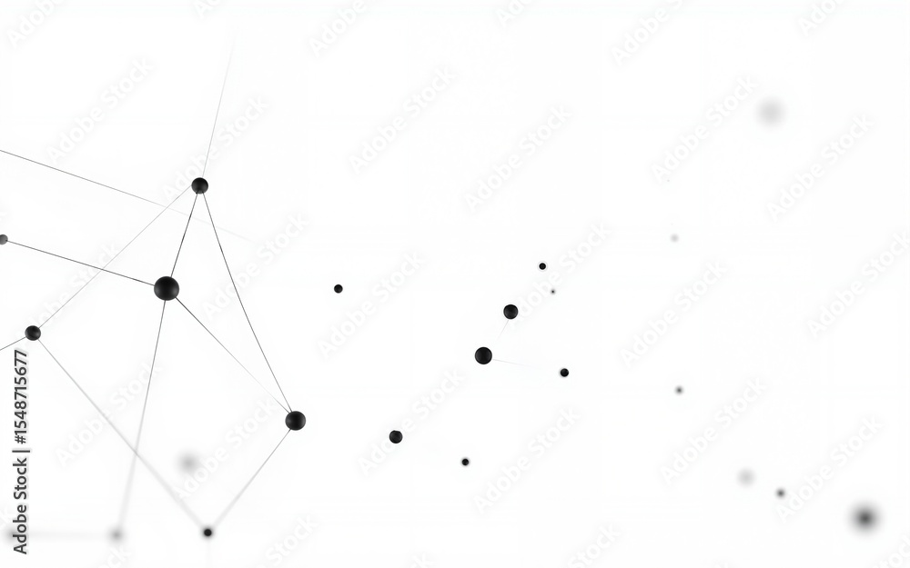 Poster neural networks conception for web-site header. technology concept slide for business presentation f
