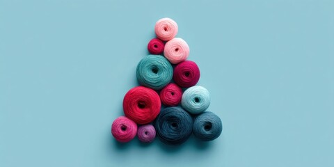 National Sewing Machine Day Creative Holiday Banner with Sewing Supplies Christmas Tree - Festive Crafting for Seasonal Sales and Winter Celebrations