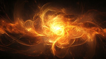 Abstract swirling flames (2)