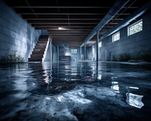 Flooded basement interior (3)