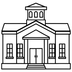 Fototapeta premium church silhouette vector