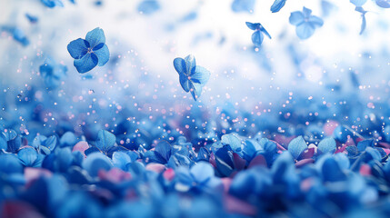 cherry blossom flowers background Created with Generative AI technology