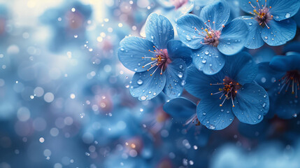 cherry blossom flowers background Created with Generative AI technology
