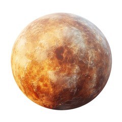 A detailed rendering of a fiery, textured planet, possibly Io or a similar celestial body.