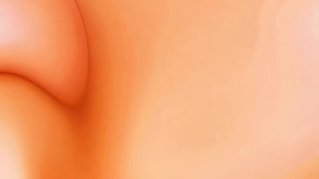 Abstract animation of soft gradient colors. Smooth blending of peach and yellow hues creating a serene backdrop video footage.