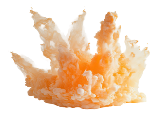 Peachy explosion of color