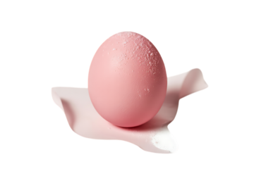 Pink Egg on Pink Paper