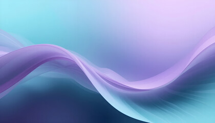 Serene Abstract Wavy Background with Gradient Blue and Purple Hues