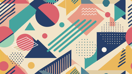 Abstract geometric pattern background design