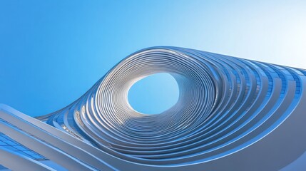 Futuristic skyscraper building design