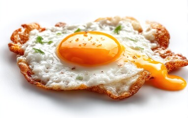 Fried egg close-up