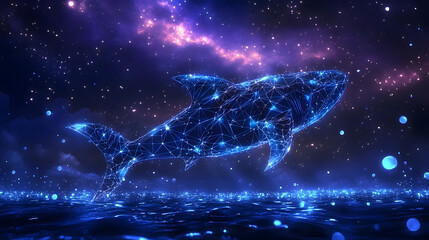 Breathtaking Cosmic Nebula and Starry Sky Abstract Space Artwork