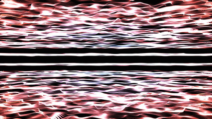Abstract digital fractal pattern. glowing vertical lines, abstract illuminated background. Horizontal orientation. Diagonal strikes pattern.