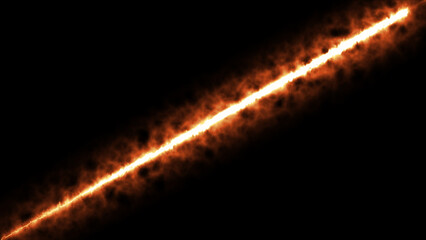 Color lighting illustration. Abstract Design fire Lines Curves Particles On Dark Background