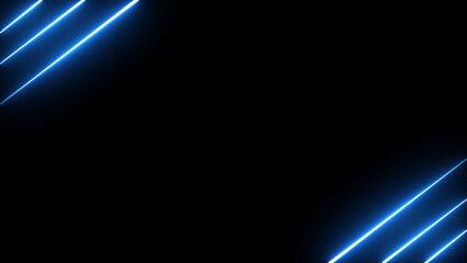 Animation Neon Abstract Lines, Soft Light Flow Background With Bright Glowing Colorful Stripes. abstract blue and black are light pattern with the gradient is the with floor wall metal texture 