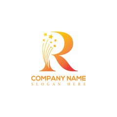 Letter R logo design