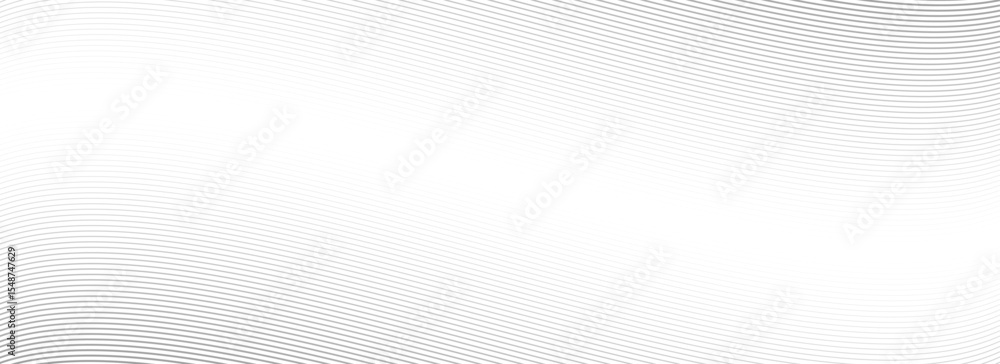 Poster abstract grey wave line background. light gray dynamic striped texture. warped and curved lines wall