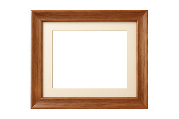 Empty Wooden Frame for Artwork or Photography Display