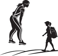 Silhouettes of people