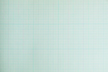 方眼紙のノート　薄い水色のグリッド入りのシンプルな背景素材