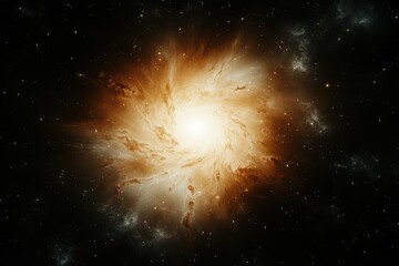 Cosmic spiral nebula