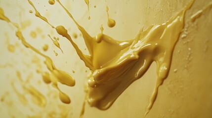 Liquid Glue: Adhesive Bond and Dirty Drop from Tube in Empty Background