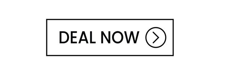 Deal Now Button - Minimalist Vector Icon