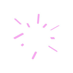 Pink Burst Vector Graphic  seamless pattern